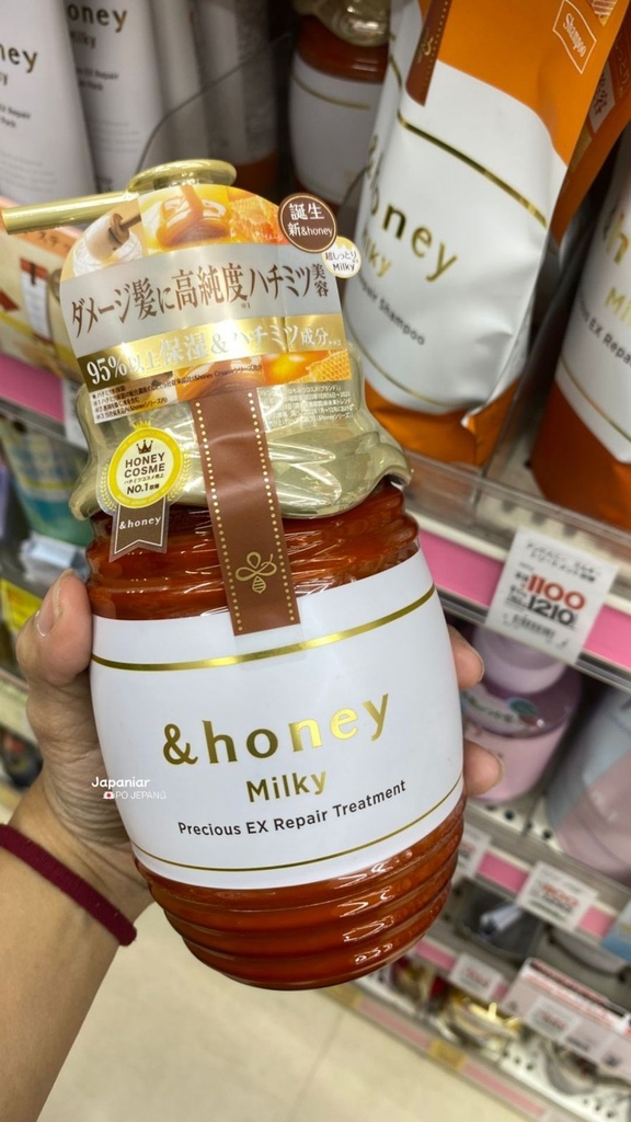 &honey Milky Precious EX Repair Treatment (500g) / Kondisioner Perawatan Ultra-Moist & Rambut Rusak Parah